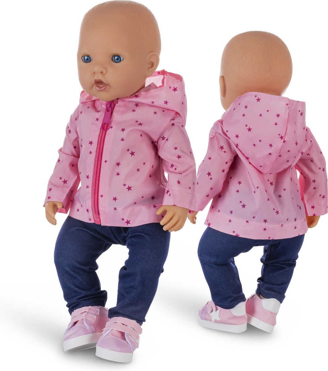 Isas Friends® - Poppenkleding - Kleertjes geschikt voor o.a. BABY born - 43 cm - Jasje met broek